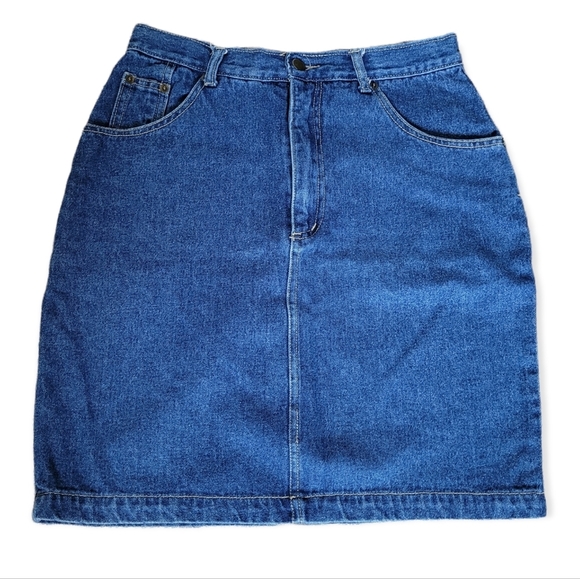 Vintage Dresses & Skirts - Vintage Denim Skirt | size 12